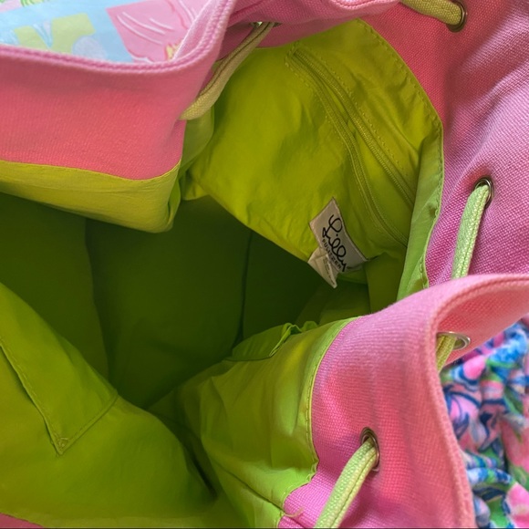 Lilly Pulitzer Del Rey Duffle Bag in Straw Market - Picture 6 of 6